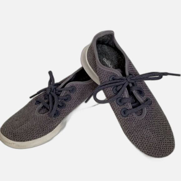All Birds Tree Runner Gray Mesh Sneakers Size 6 - Picture 3 of 12